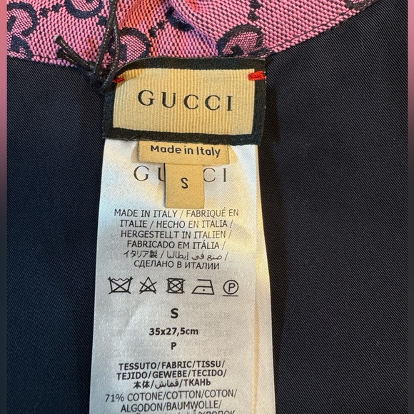 New Authentic Gucci Pink GG Logo Dog Trench Coat - Picture 15 of 16